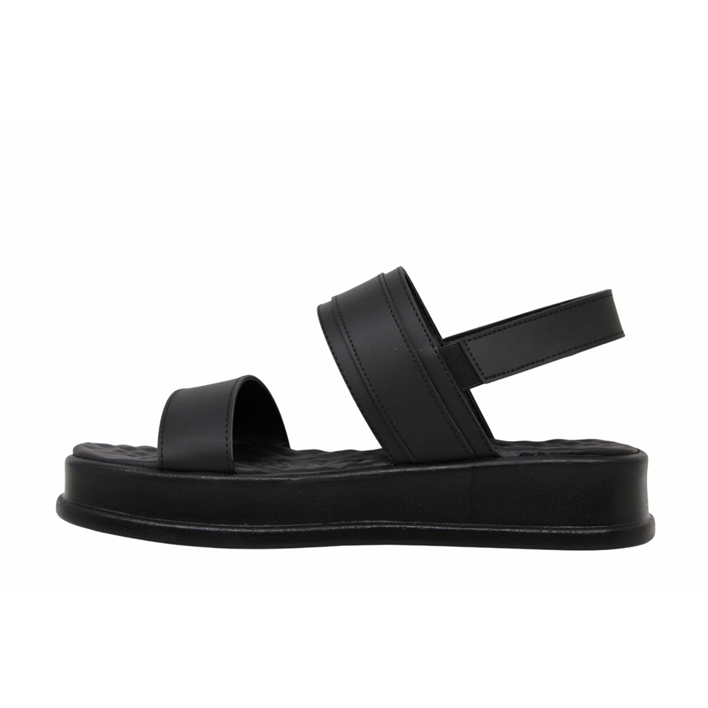 Z- ŞANZELİZE SANDALET - K-108 - SİYAH-CİLT