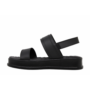 Z- ŞANZELİZE SANDALET - K-108 - SİYAH-CİLT