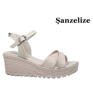 Z- ŞANZELİZE SANDALET - K-302 - BEJ