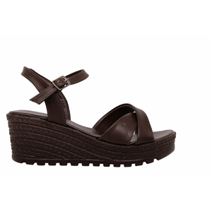 Z- ŞANZELİZE SANDALET - K-302 - KAHVE