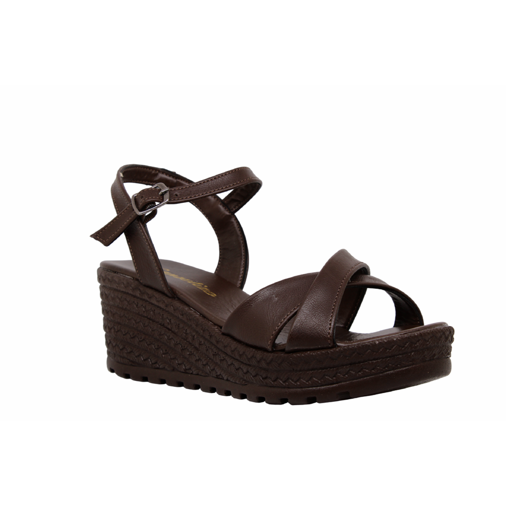 Z- ŞANZELİZE SANDALET - K-302 - KAHVE