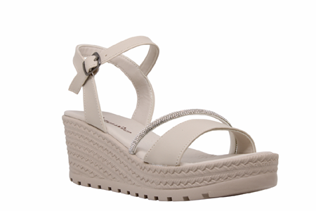 Z- ŞANZELİZE SANDALET - K-303 - BEJ