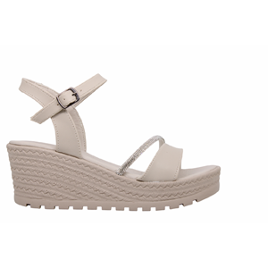 Z- ŞANZELİZE SANDALET - K-303 - BEJ