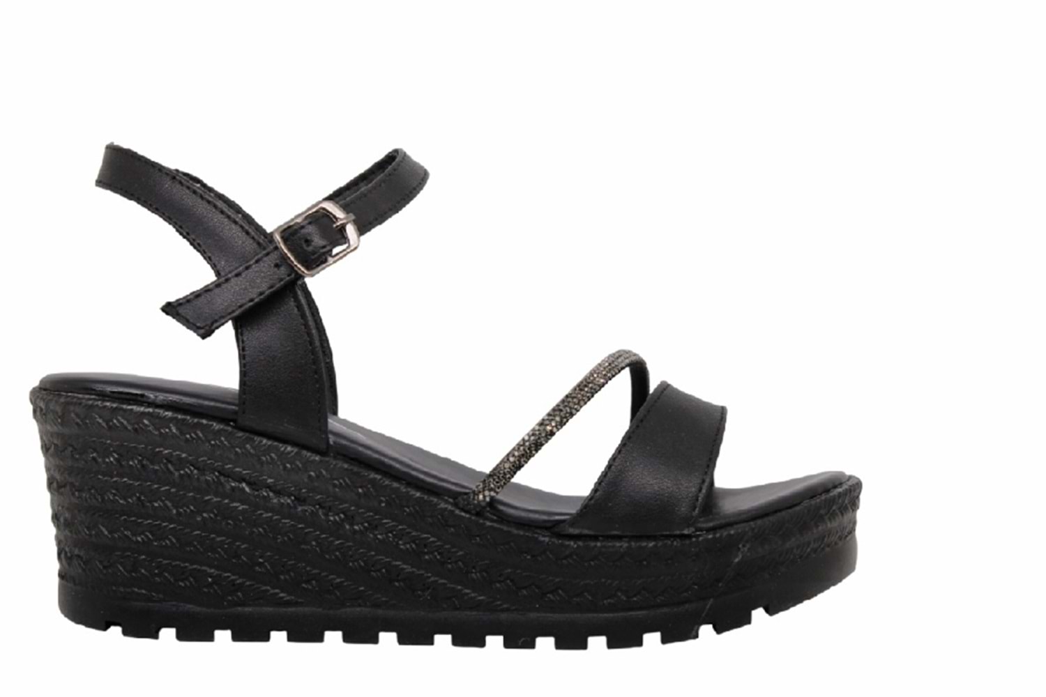 Z- ŞANZELİZE SANDALET - K-303 - SİYAH