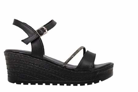 Z- ŞANZELİZE SANDALET - K-303 - SİYAH