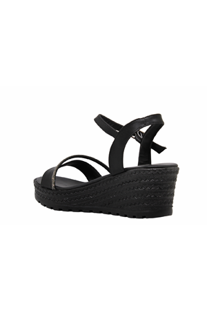 Z- ŞANZELİZE SANDALET - K-303 - SİYAH