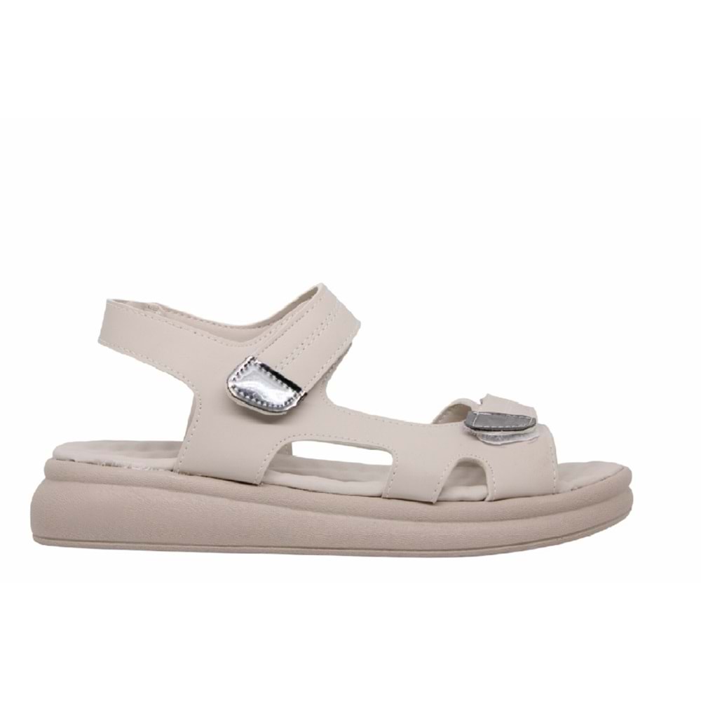 Z- ŞANZELİZE SANDALET - K-401 - BEJ