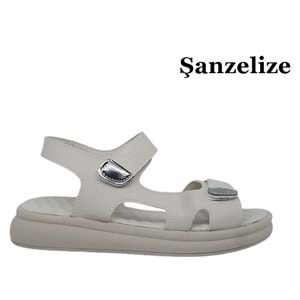 Z- ŞANZELİZE SANDALET - K-401 - BEJ