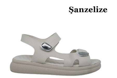 Z- ŞANZELİZE SANDALET - K-401 - BEJ