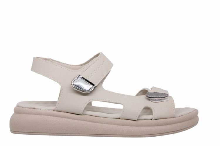 Z- ŞANZELİZE SANDALET - K-401 - BEJ