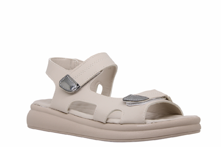 Z- ŞANZELİZE SANDALET - K-401 - BEJ