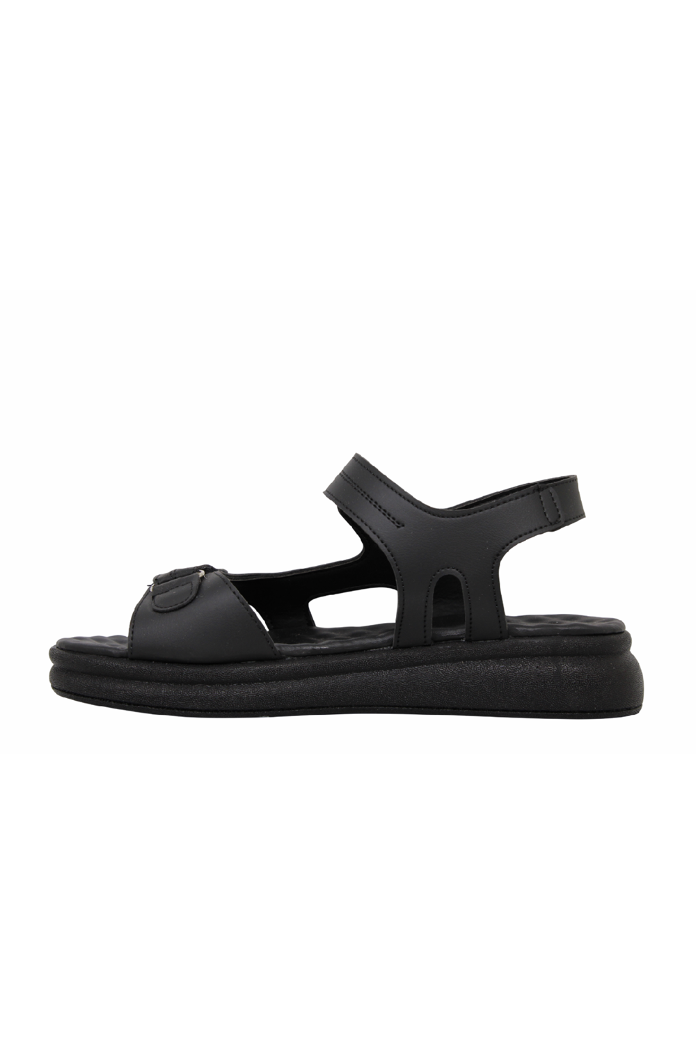 Z- ŞANZELİZE SANDALET - K-401 - SİYAH