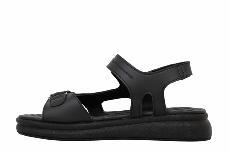 Z- ŞANZELİZE SANDALET - K-401 - SİYAH