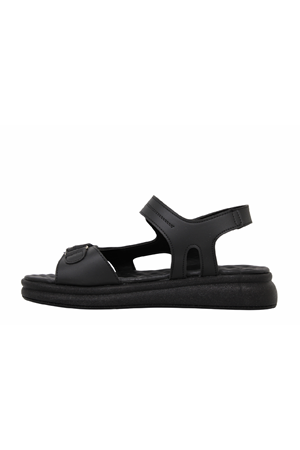 Z- ŞANZELİZE SANDALET - K-401 - SİYAH