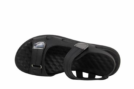 Z- ŞANZELİZE SANDALET - K-401 - SİYAH