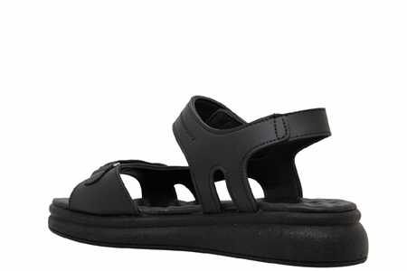 Z- ŞANZELİZE SANDALET - K-401 - SİYAH
