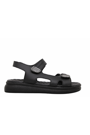 Z- ŞANZELİZE SANDALET - K-401 - SİYAH