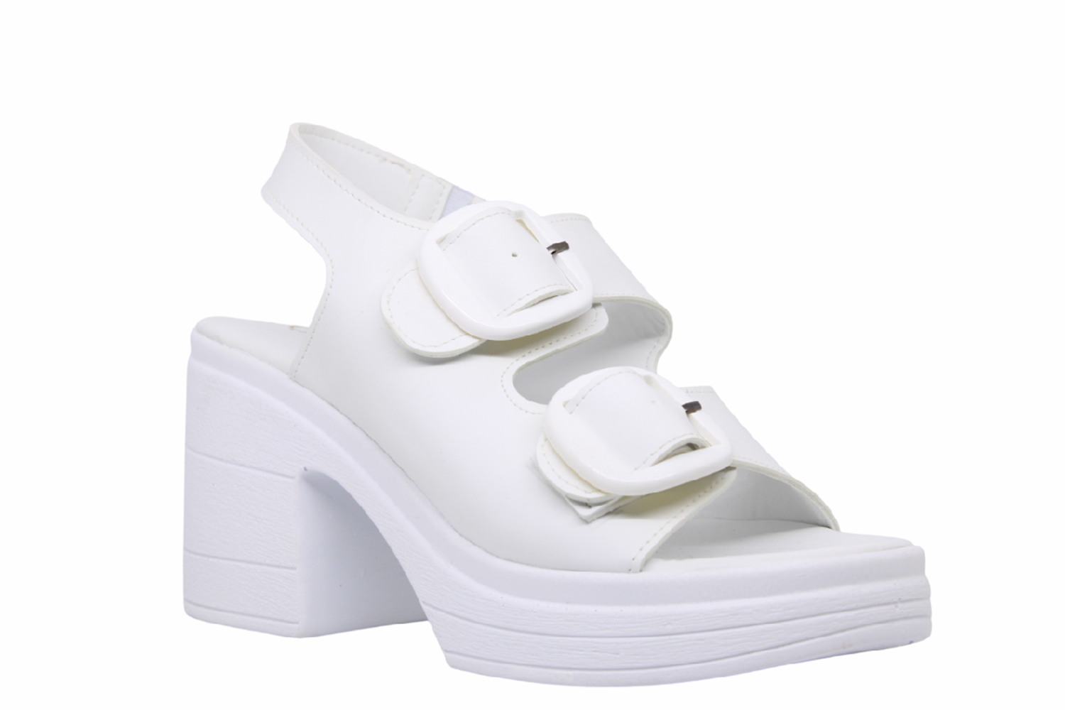 Z- ŞANZELİZE SANDALET - K-506 - BEYAZ-CİLT-BEYAZ-TOKA