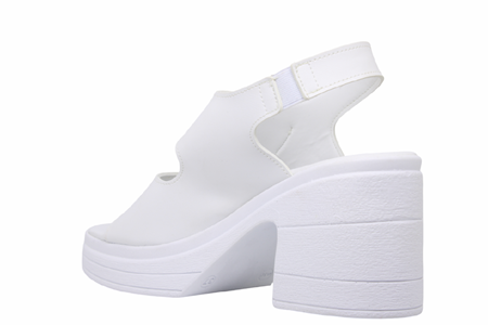 Z- ŞANZELİZE SANDALET - K-506 - BEYAZ-CİLT-BEYAZ-TOKA
