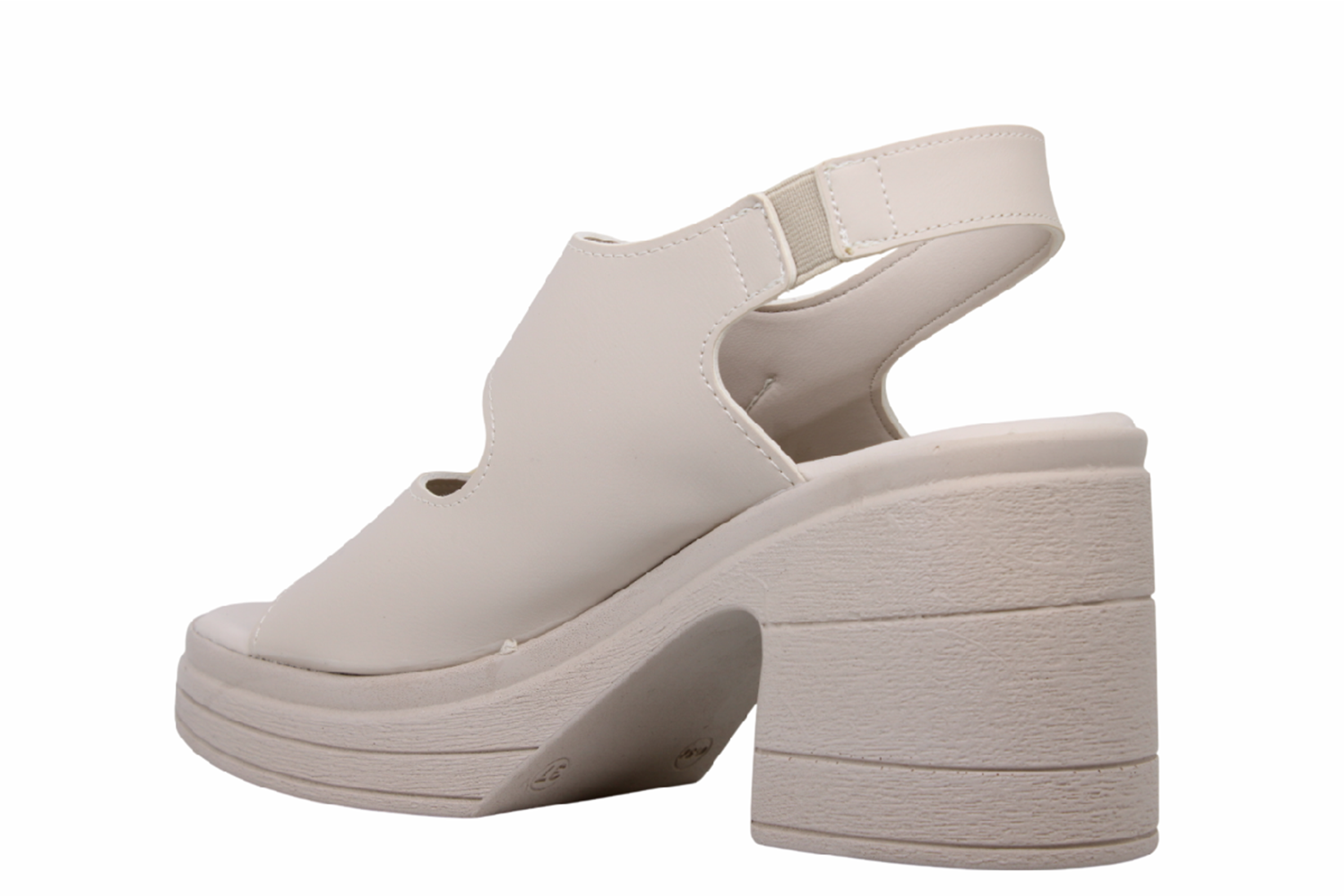 Z- ŞANZELİZE SANDALET - K-506 - BEJ-CİLT-ALTIN-TOKA