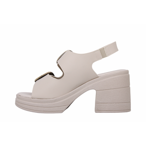 Z- ŞANZELİZE SANDALET - K-506 - BEJ-CİLT