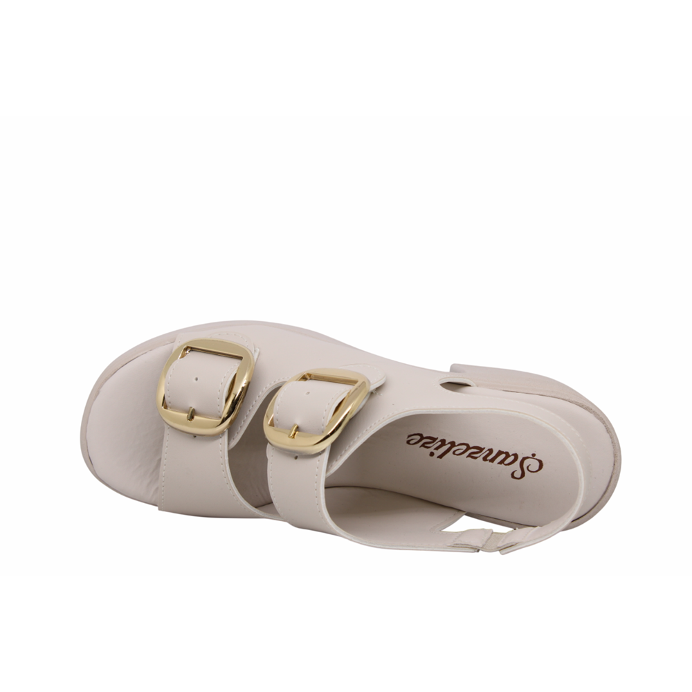 Z- ŞANZELİZE SANDALET - K-506 - BEJ-CİLT