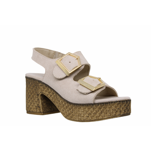 Z- ŞANZELİZE SANDALET - K-506 - BEJ-SÜET