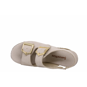 Z- ŞANZELİZE SANDALET - K-506 - BEJ-SÜET