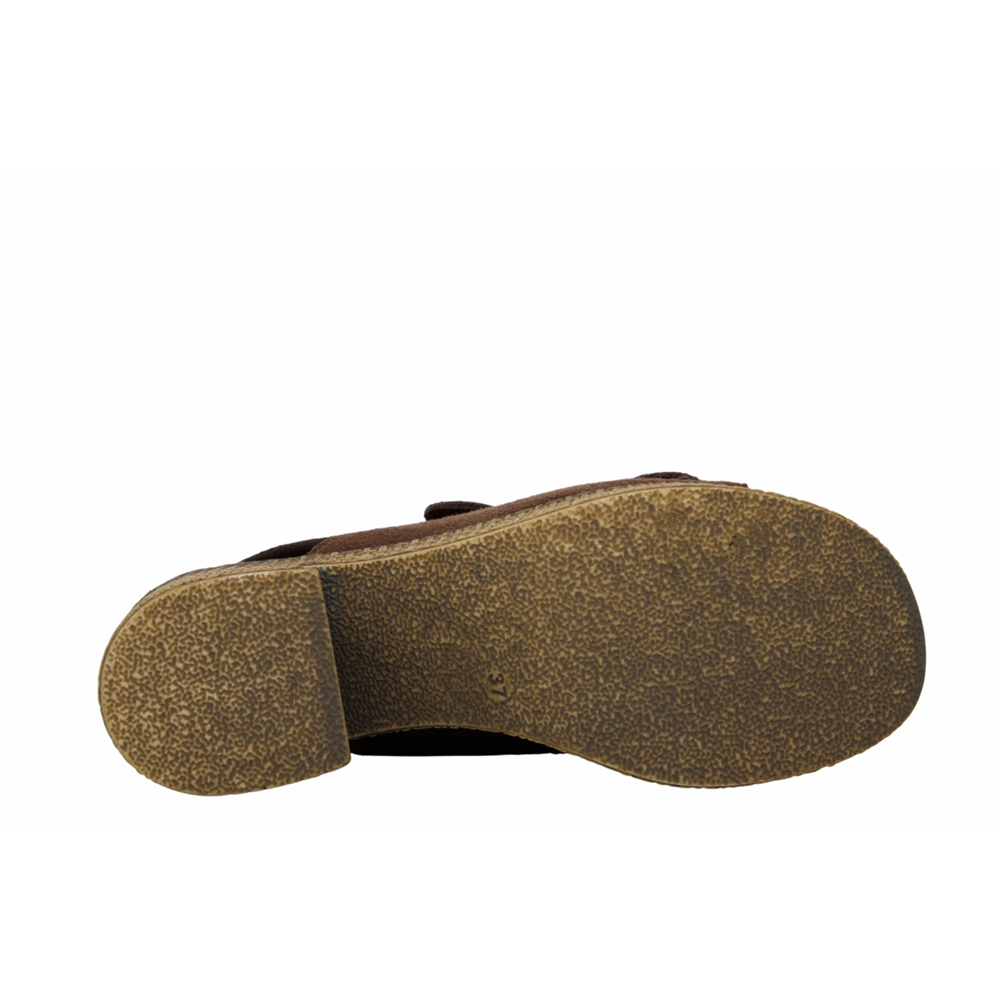 Z- ŞANZELİZE SANDALET - K-506 - KAHVE-SÜET