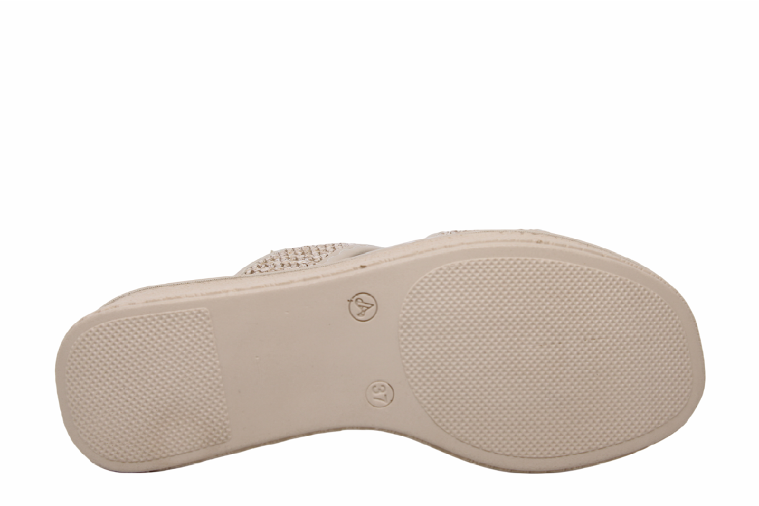 Z- ŞANZELİZE SANDALET - K-701 - HASIR ÖRGÜ - BEJ