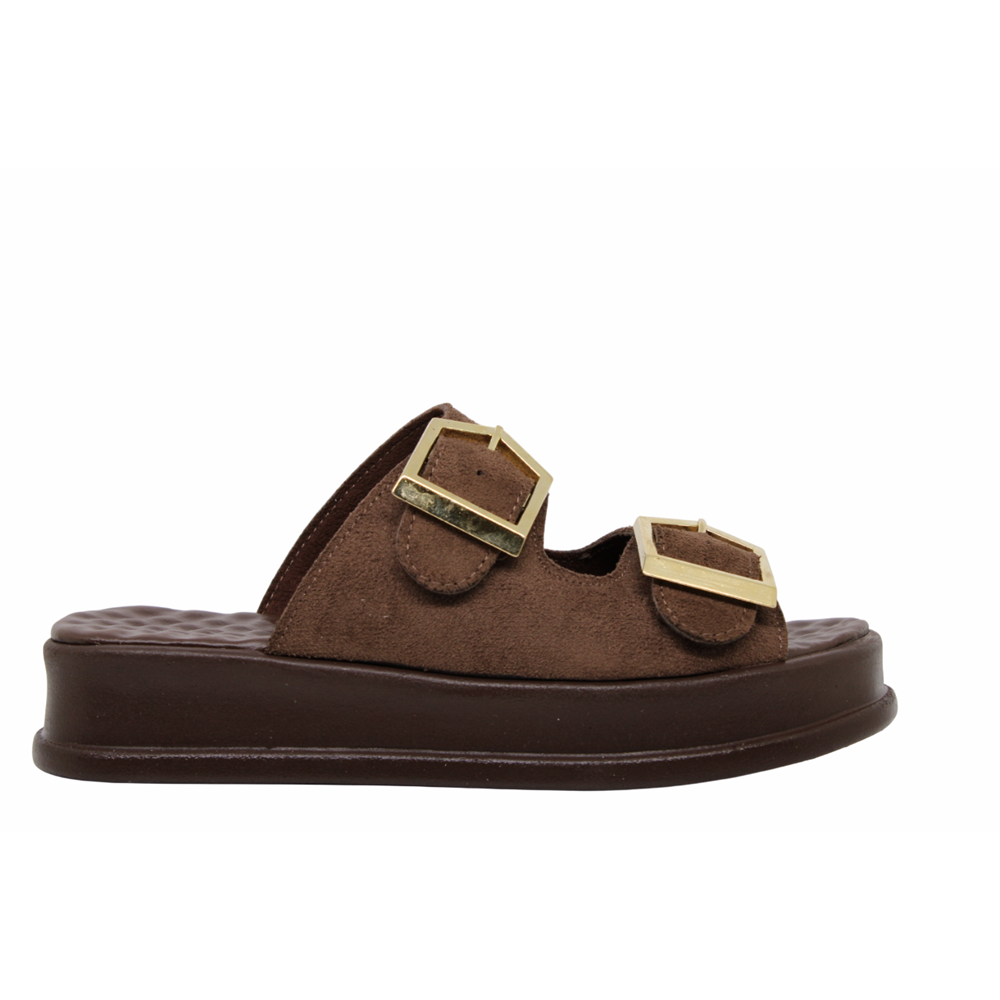 Z- ŞANZELİZE TERLİK - K-105 - KAHVE-SÜET