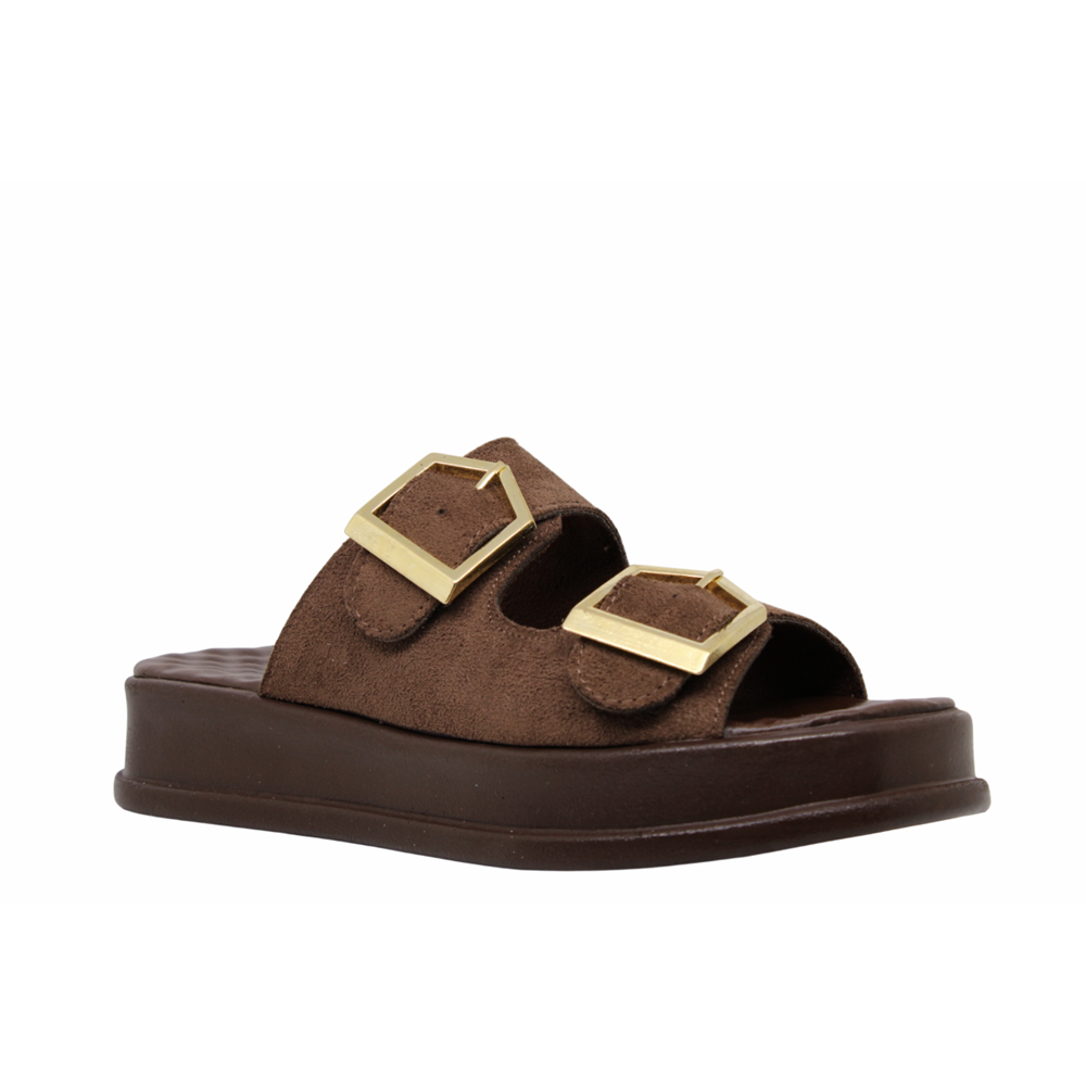 Z- ŞANZELİZE TERLİK - K-105 - KAHVE-SÜET