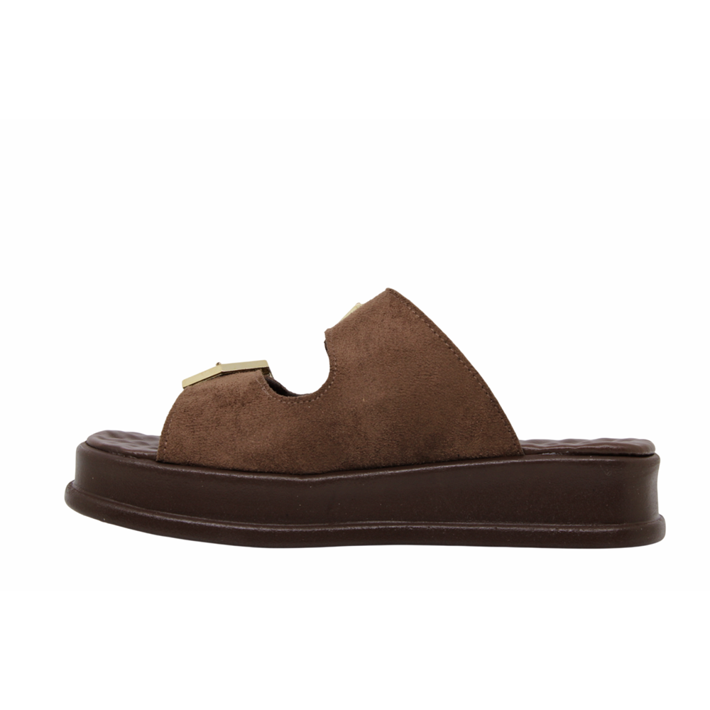 Z- ŞANZELİZE TERLİK - K-105 - KAHVE-SÜET