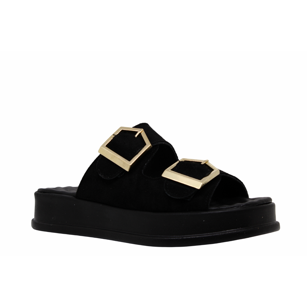 Z- ŞANZELİZE TERLİK - K-105 - SİYAH-SÜET