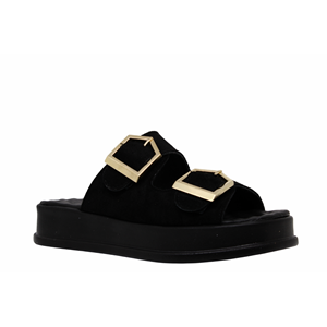 Z- ŞANZELİZE TERLİK - K-105 - SİYAH-SÜET