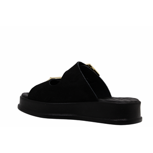 Z- ŞANZELİZE TERLİK - K-105 - SİYAH-SÜET