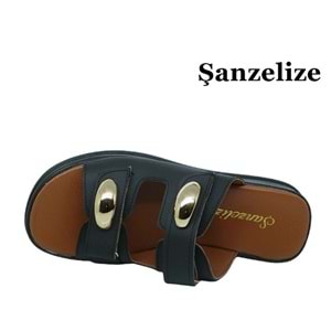 Z- ŞANZELİZE TERLİK - K-107 - SİYAH-CİLT