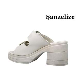 Z- ŞANZELİZE TERLİK - K-505 - BEJ-CİLT-ALTIN-TOKA