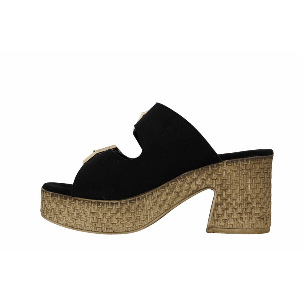 Z- ŞANZELİZE TERLİK - K-505 - SİYAH-SÜET