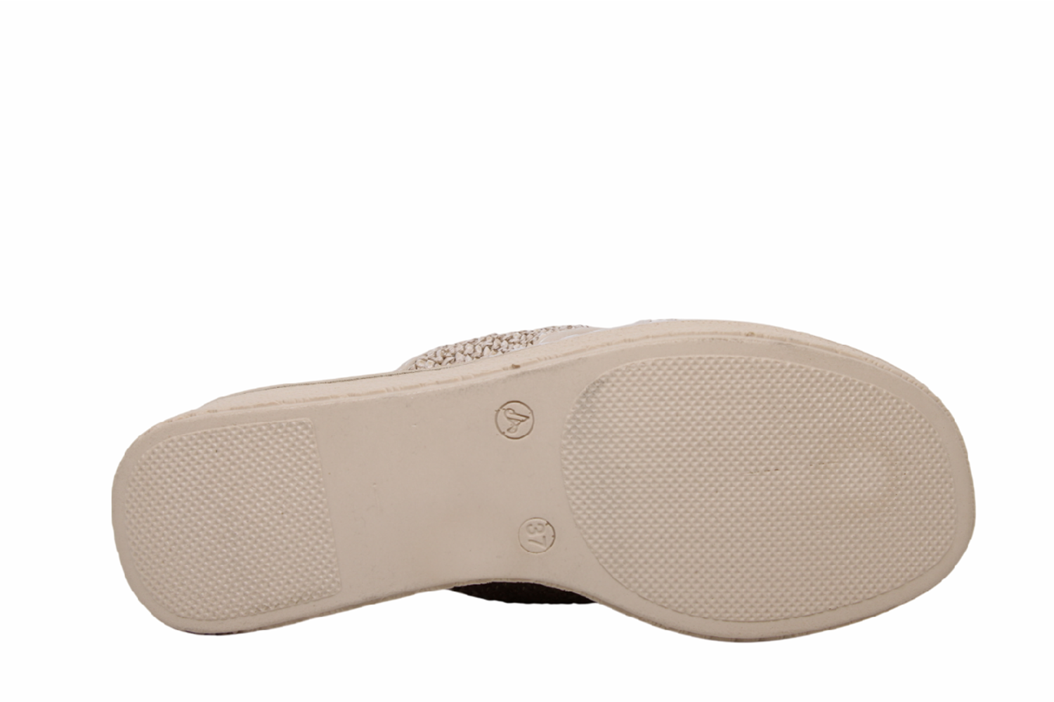 Z- ŞANZELİZE TERLİK - K-702 - HASIR ÖRGÜ - BEJ