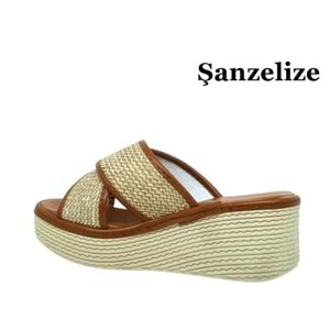 Z- ŞANZELİZE TERLİK - K-702 - HASIR ÖRGÜ - TABA