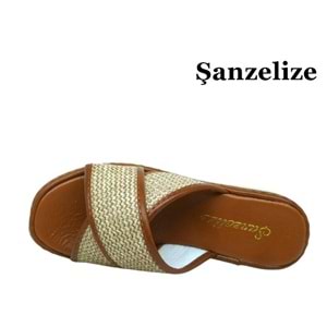 Z- ŞANZELİZE TERLİK - K-702 - HASIR ÖRGÜ - TABA