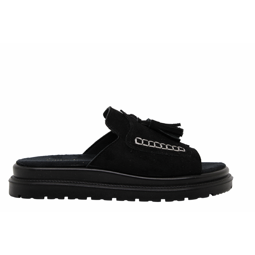 Z- ŞANZELİZE TERLİK - K-804 - SİYAH-SÜET