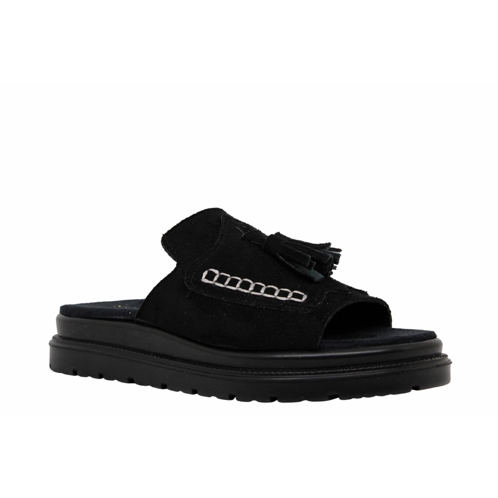 Z- ŞANZELİZE TERLİK - K-804 - SİYAH-SÜET