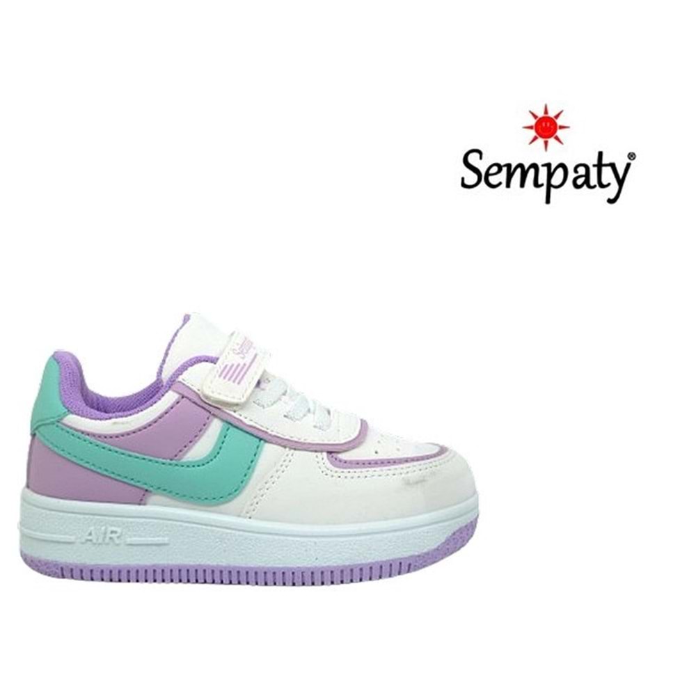 P- SEMPATY SPOR - 01 - CİLT / BEYAZ-LİLA