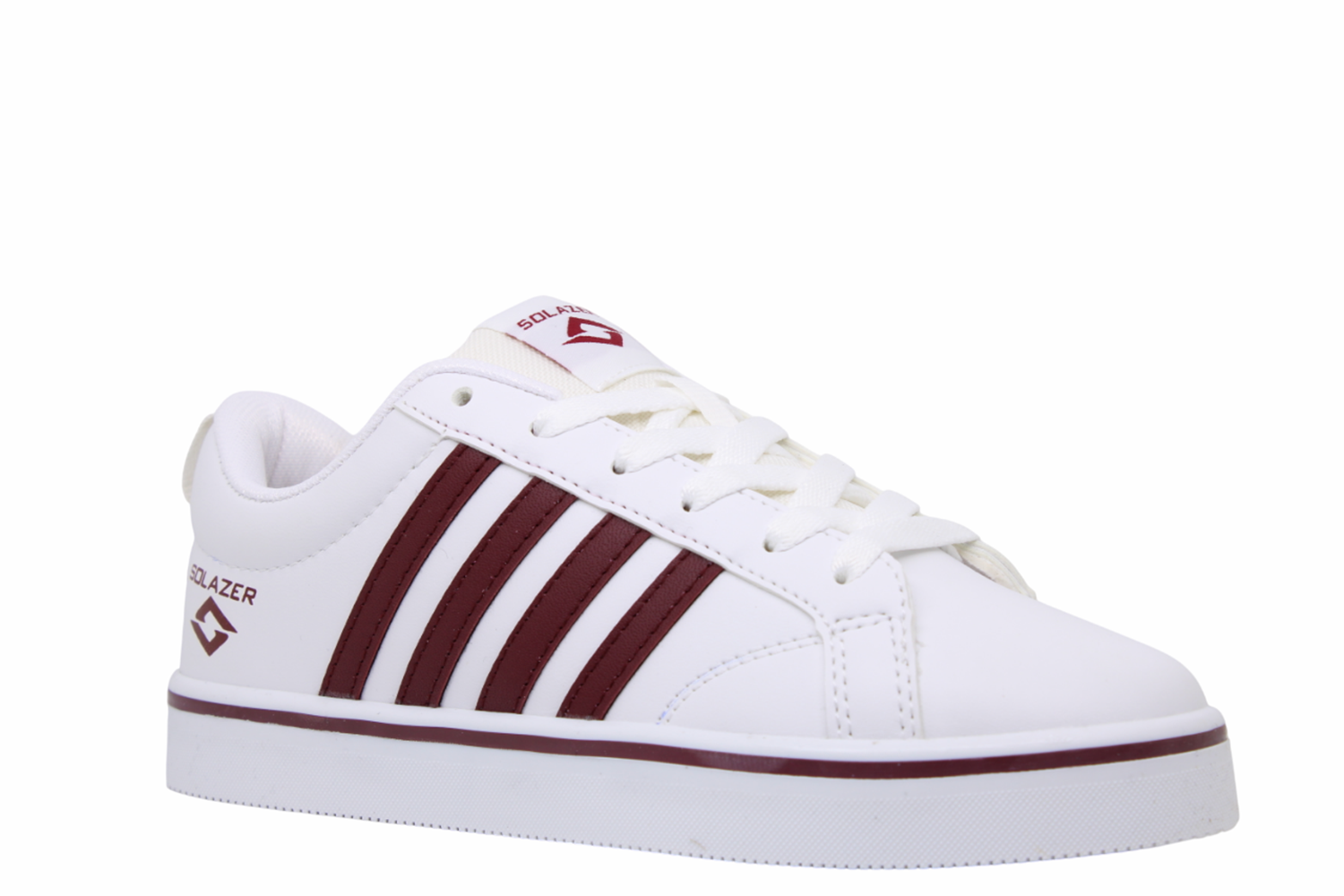 G- SOLAZER SPOR - 058 - CİLT / BEYAZ-BORDO