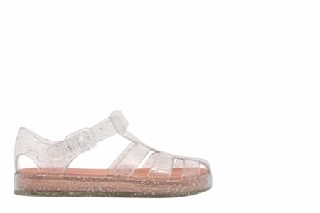 PF- GABİ DENİZ SANDALET - JP-02 - GÜMÜŞ-SİMLİ-PEMBE