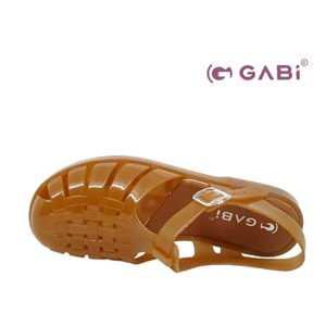 Z- GABİ DENİZ ŞEFFAF SANDALET - J-3 - KARAMEL