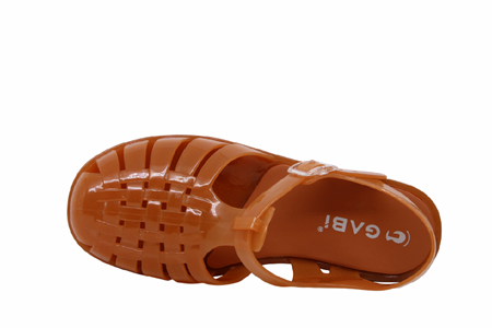 Z- GABİ DENİZ ŞEFFAF SANDALET - J-3 - KARAMEL