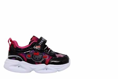B- TOM SPEEDY SPOR IŞIKLI - 0824 - ANORAK / SİYAH-PEMBE